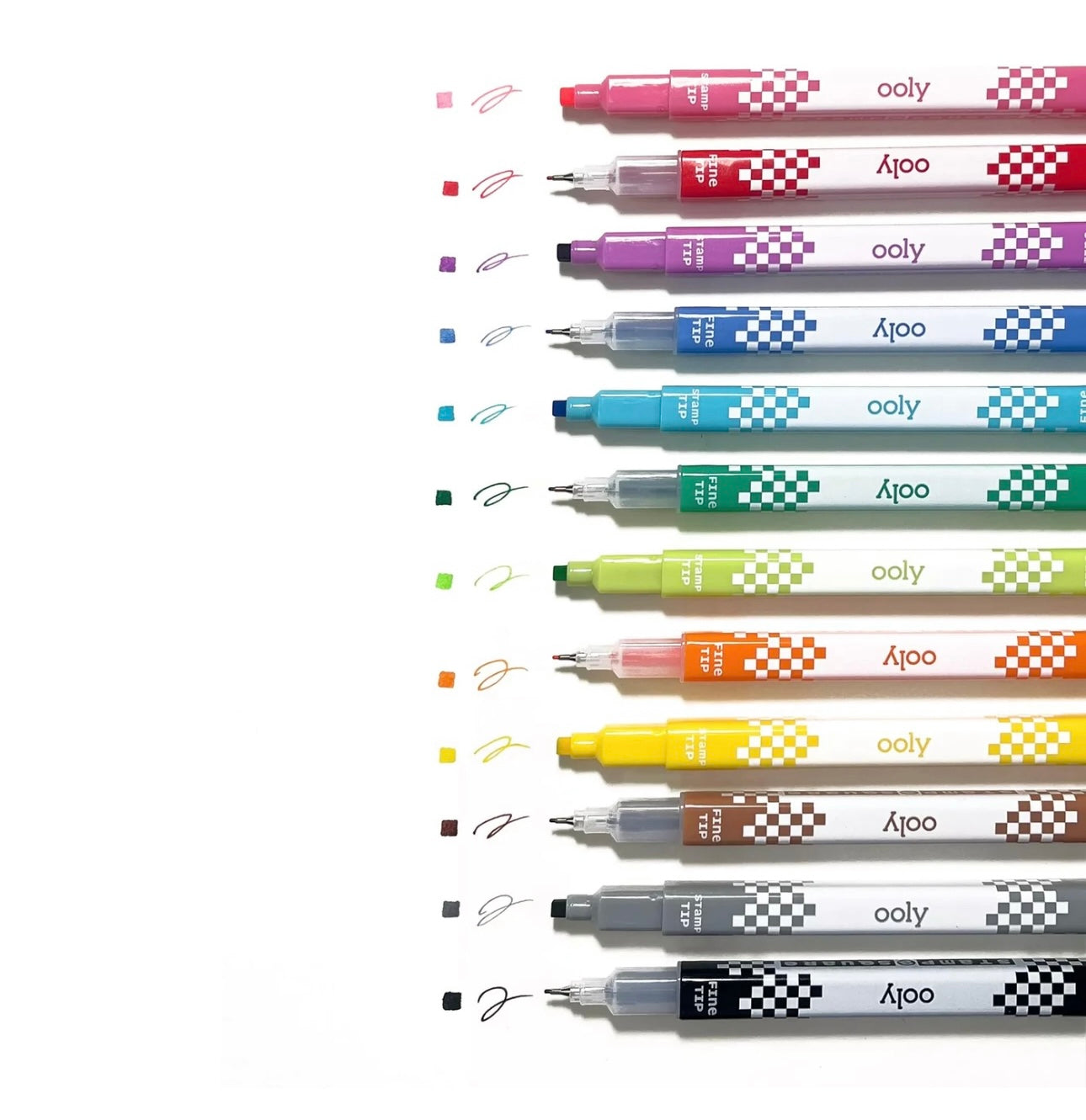 Stamp a Square Double Ended Markers 12 pk