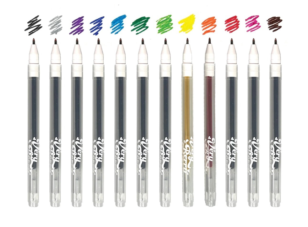 Very Berry Strawberry Scented Gel Pens 12 pk