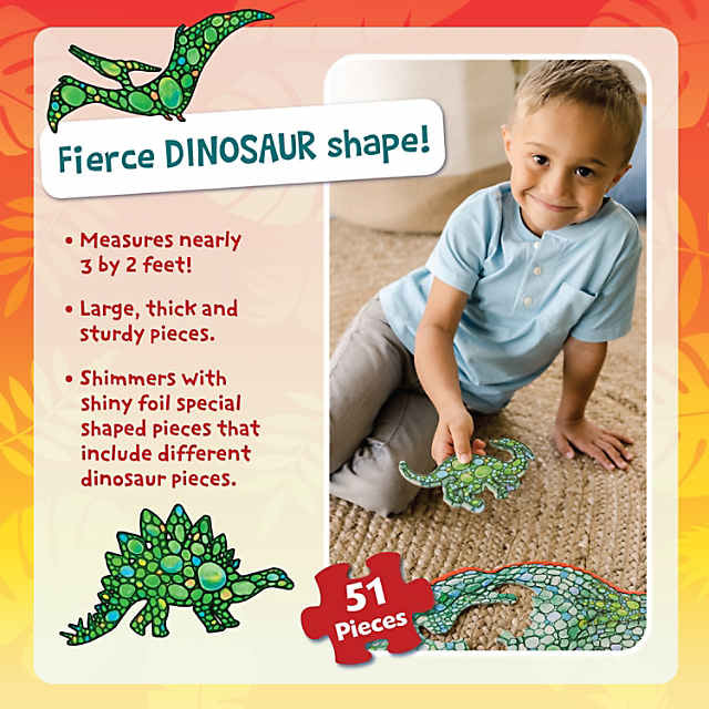 Shiny Dino Floor Puzzle