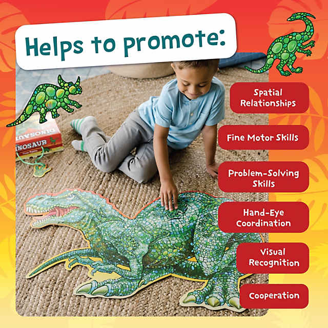 Shiny Dino Floor Puzzle