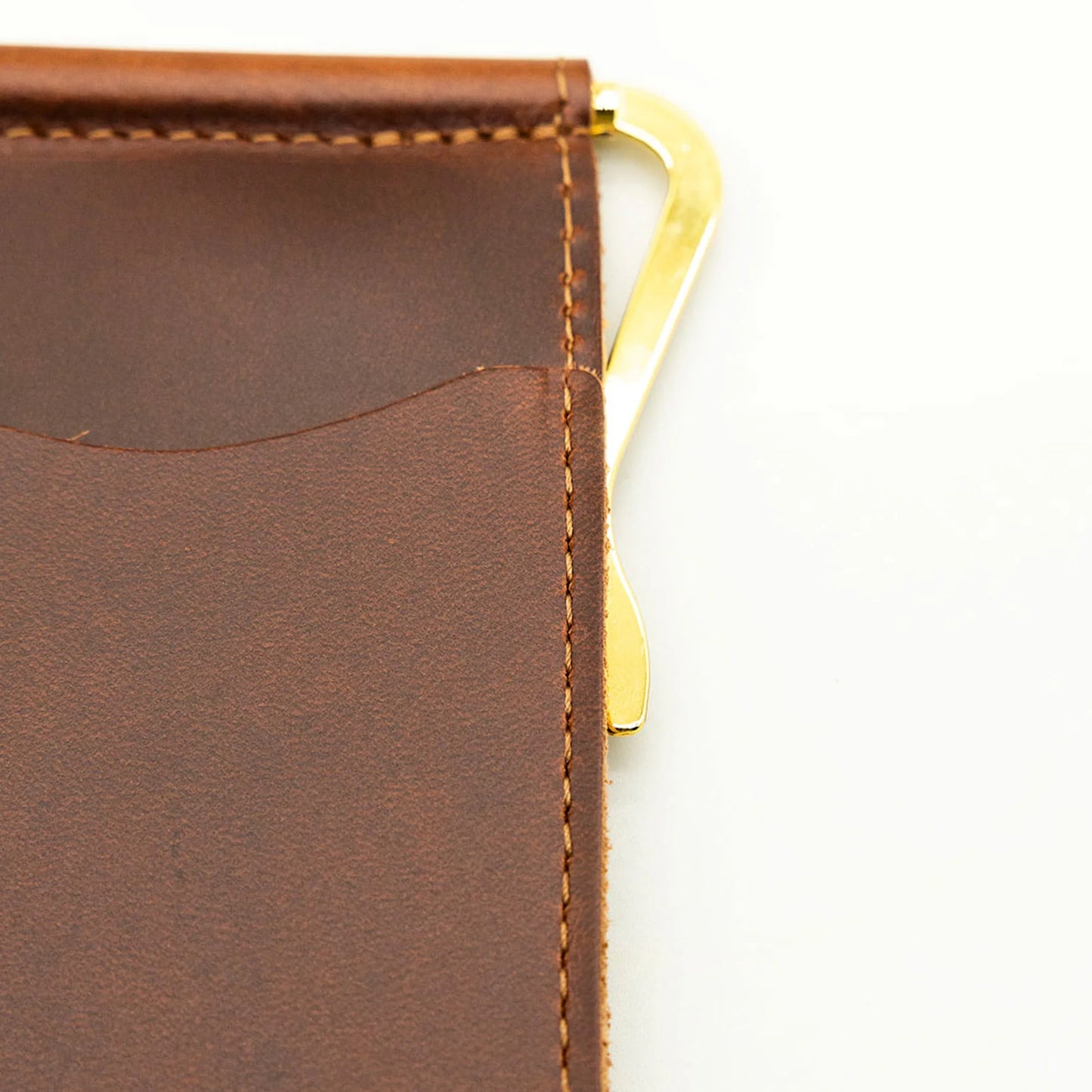 Leather Money Clip Wallet
