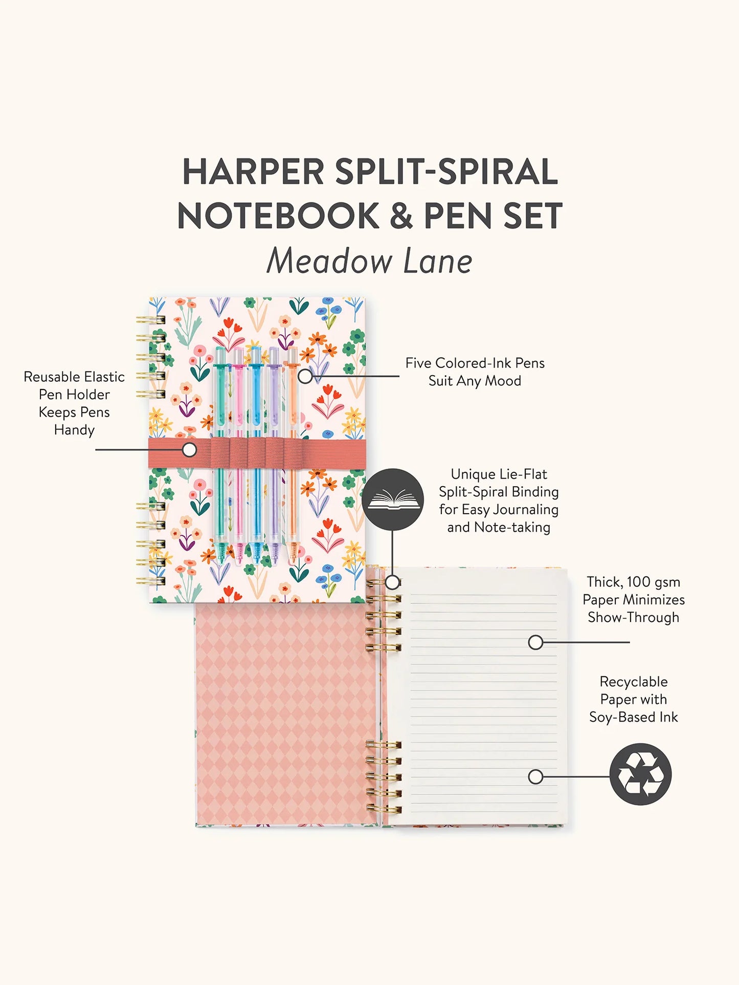 Meadow Lane Notebook & Pen Set
