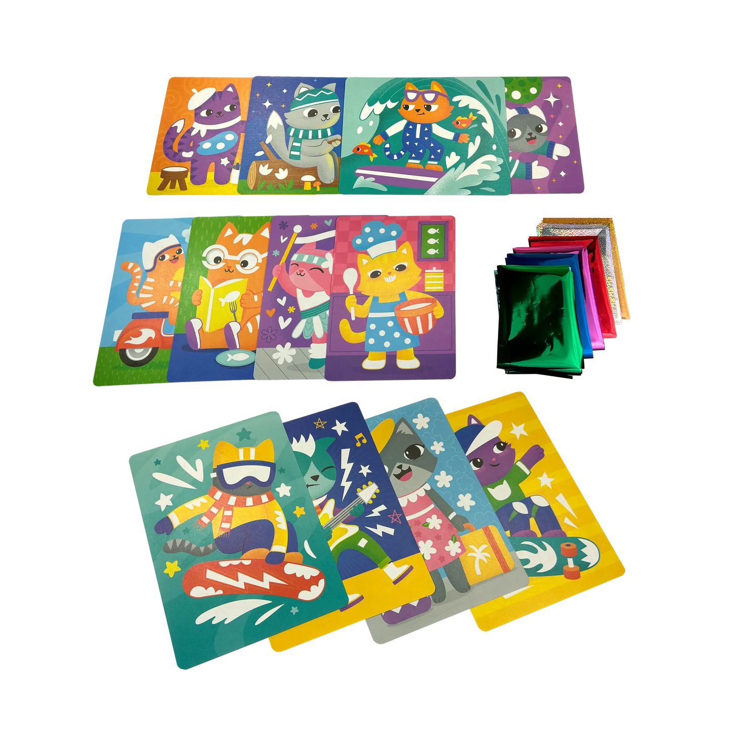 Foil-tastic Foil Art & Coloring Set Meow Moments