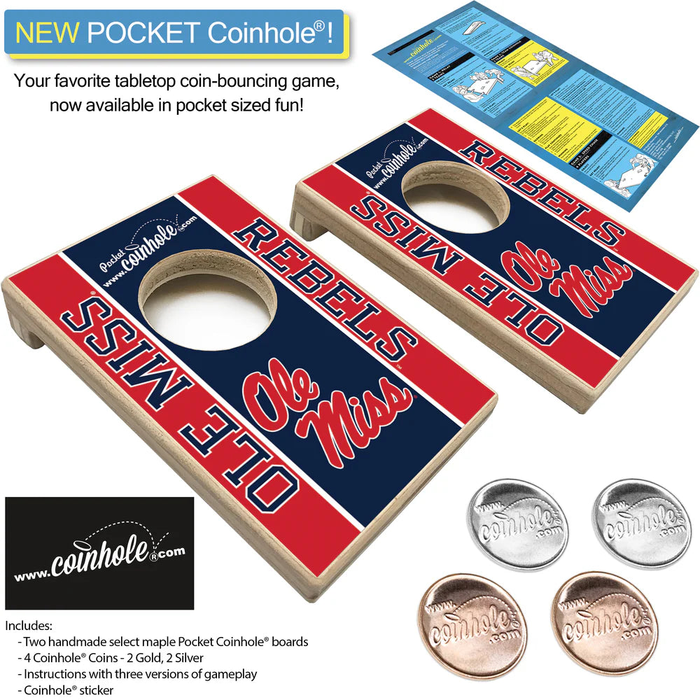 Ole Miss Pocket Coinhole