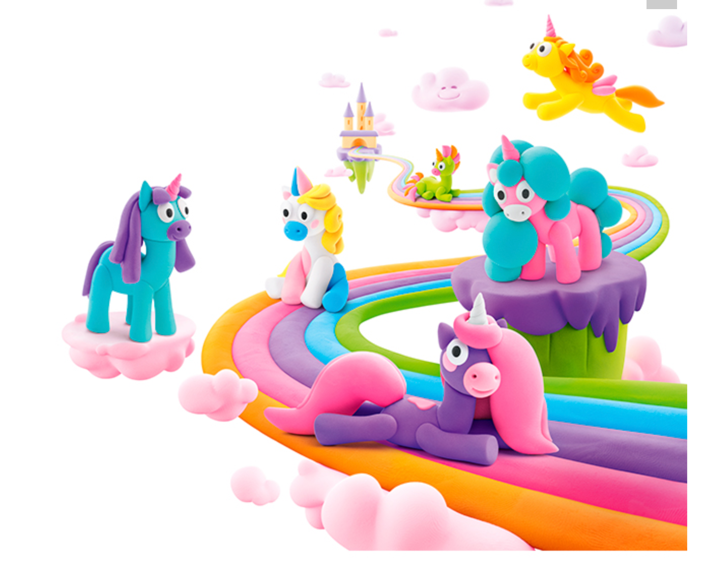 Hey Clay Rainbow Unicorns