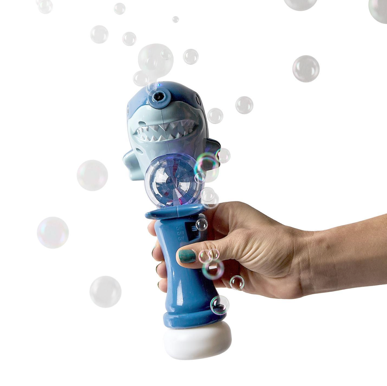 LED Shark Bubble Wand