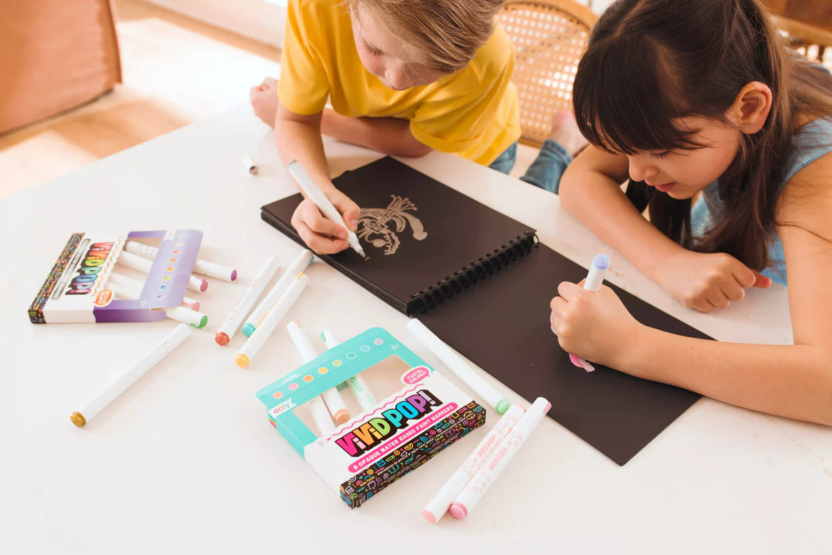 Vivid Pop! Water Based Paint Markers - Pastel - Set of 8