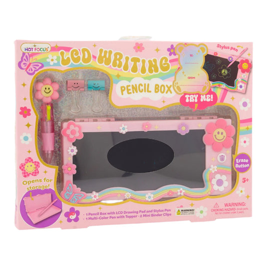 Groovy Flower LCD Writing Pencil Box