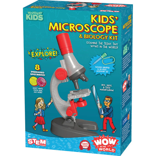 Wow in the World: Kids’ Microscope & Biology Kit