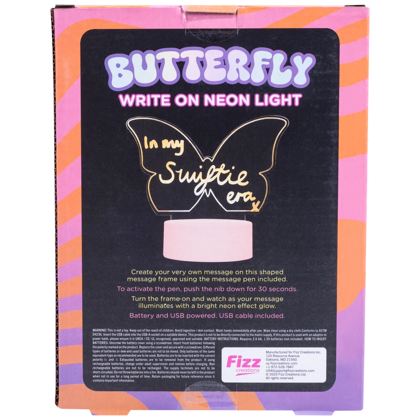 Butterfly Light Up Acrylic Sign