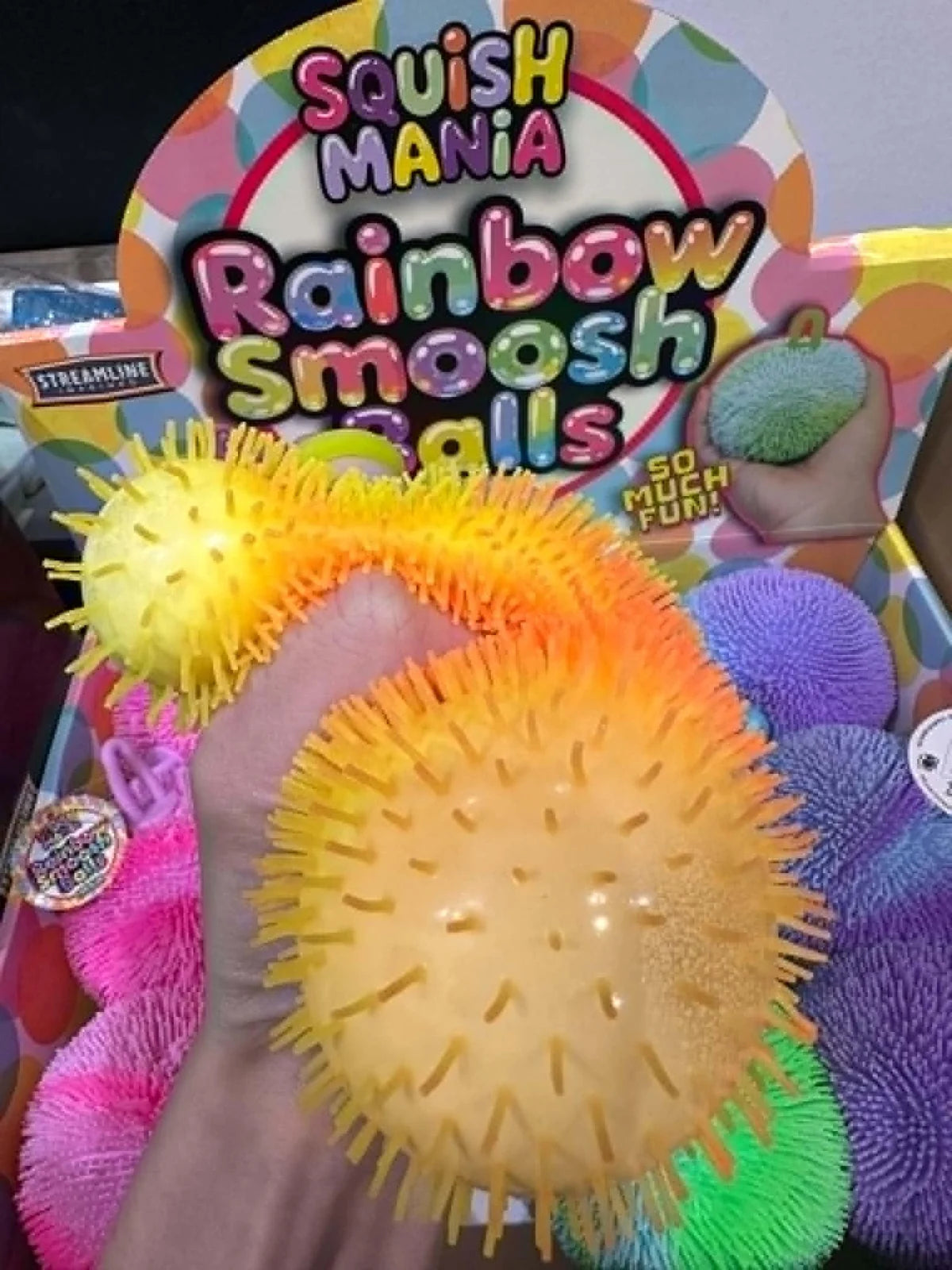 Rainbow Smoosh Squishy