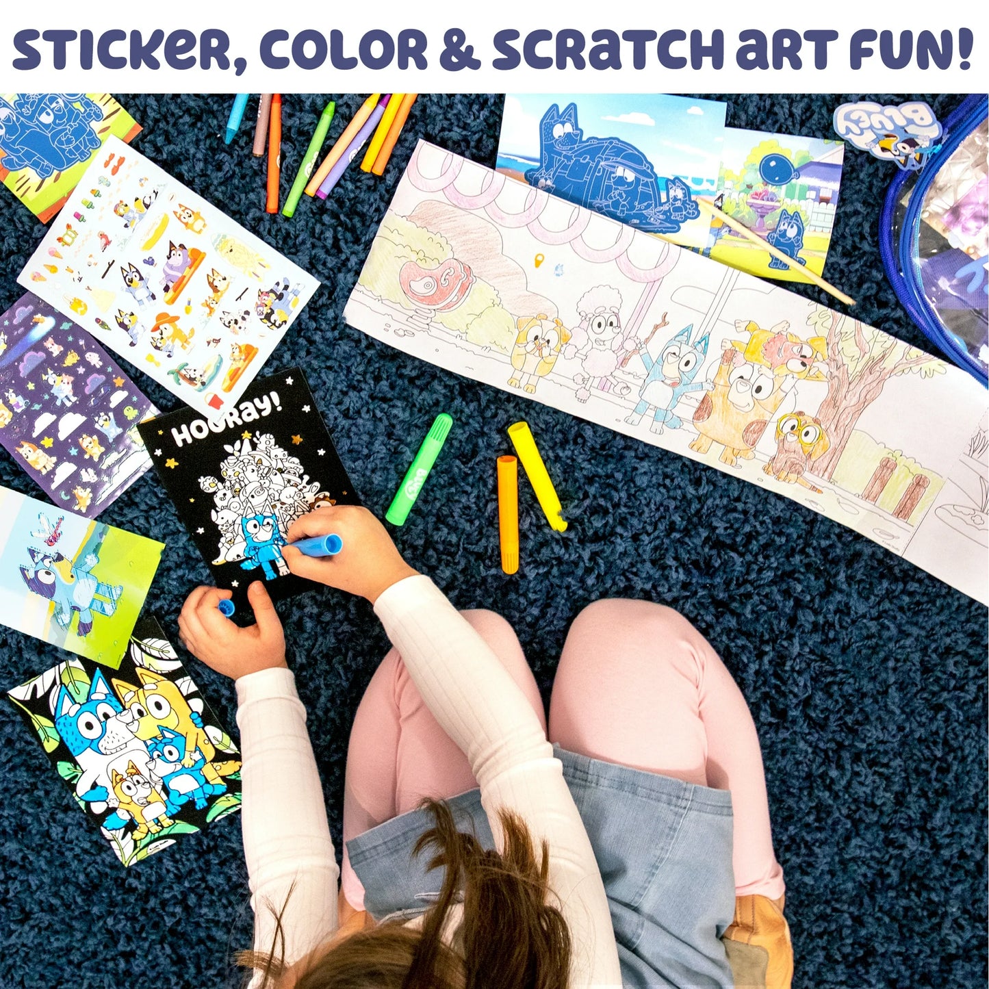 Bluey Ultimate Art Activity Backpack Kit