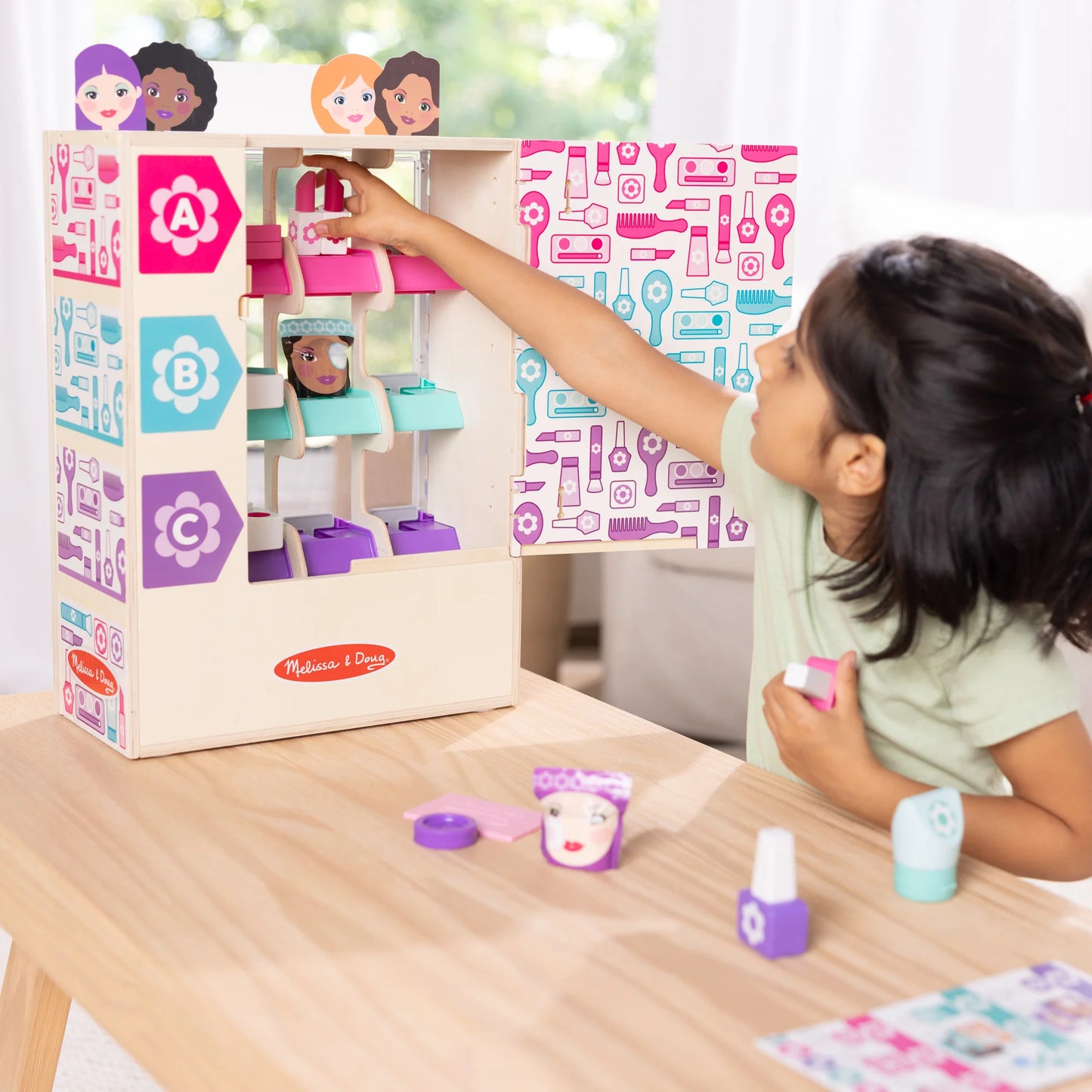 Sort, Stock, Select Beauty Kiosk Play Set
