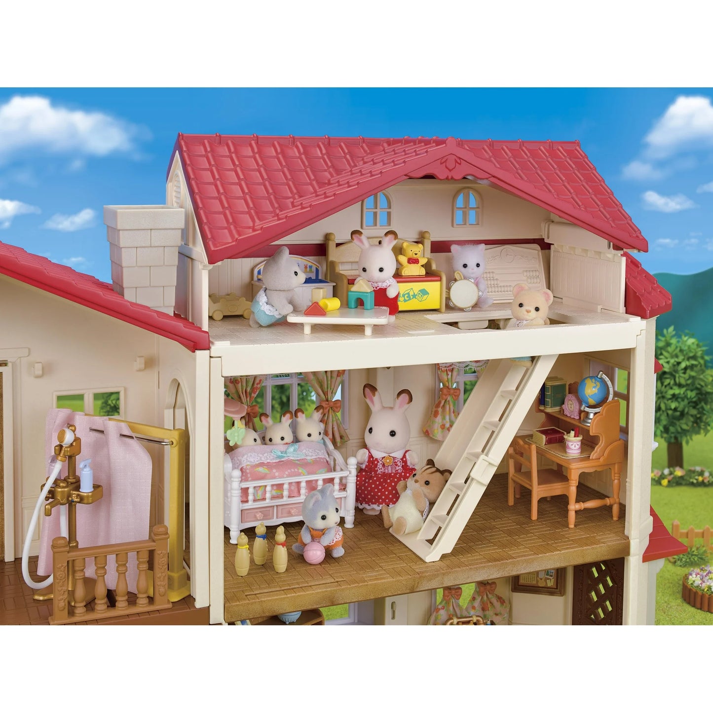 Calico Critters Red Roof Country Home Gift Set
