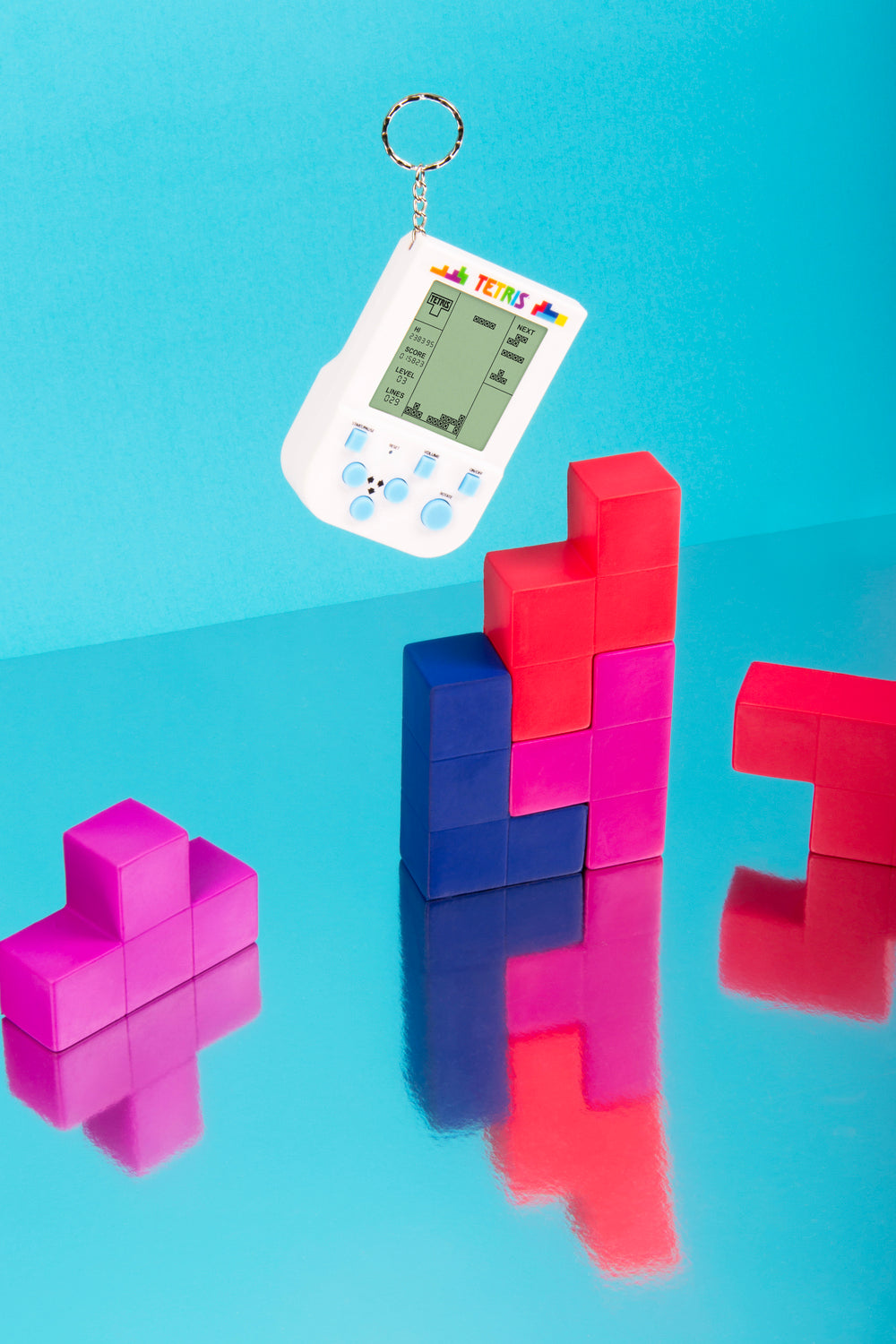 Tetris Keyring Arcade Game