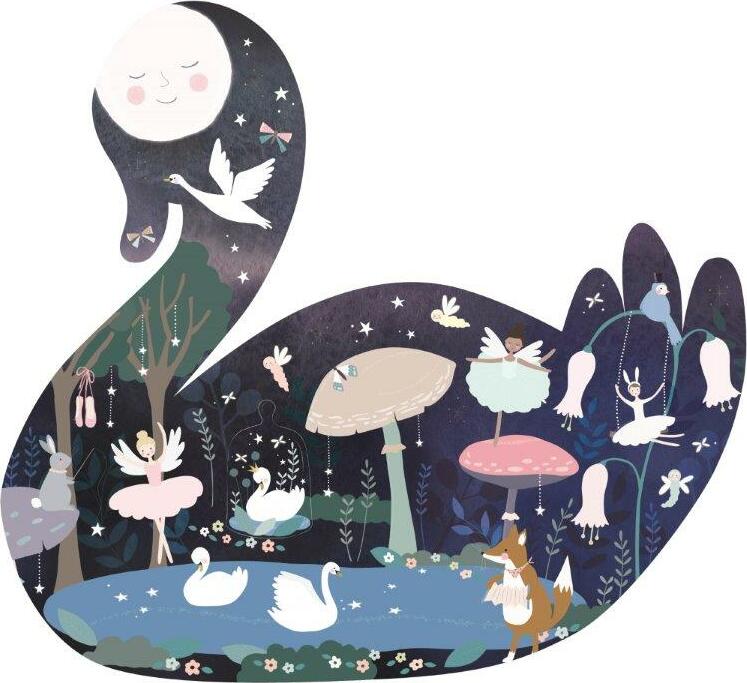 40pc Enchanted Swan Puzzle