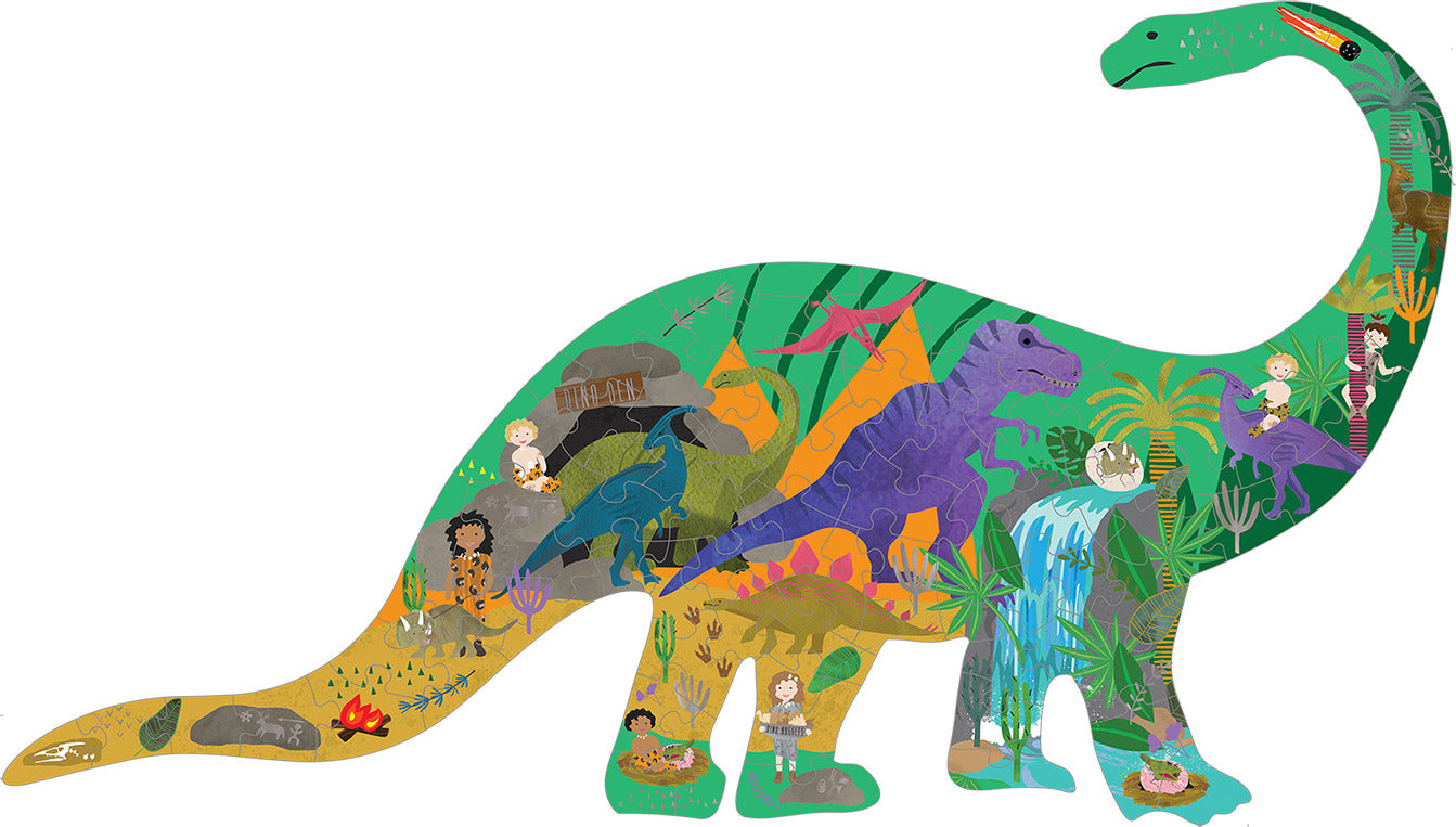 80pc Dinosaur Shaped Puzzle