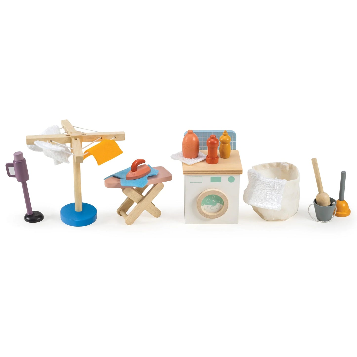 Laundry Dollhouse Furniture Set