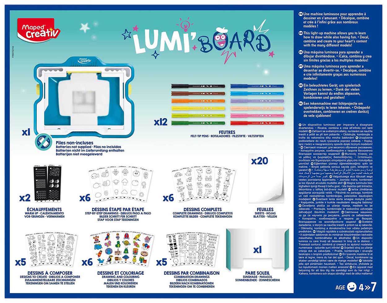Lumi Board Portable Drawing Station