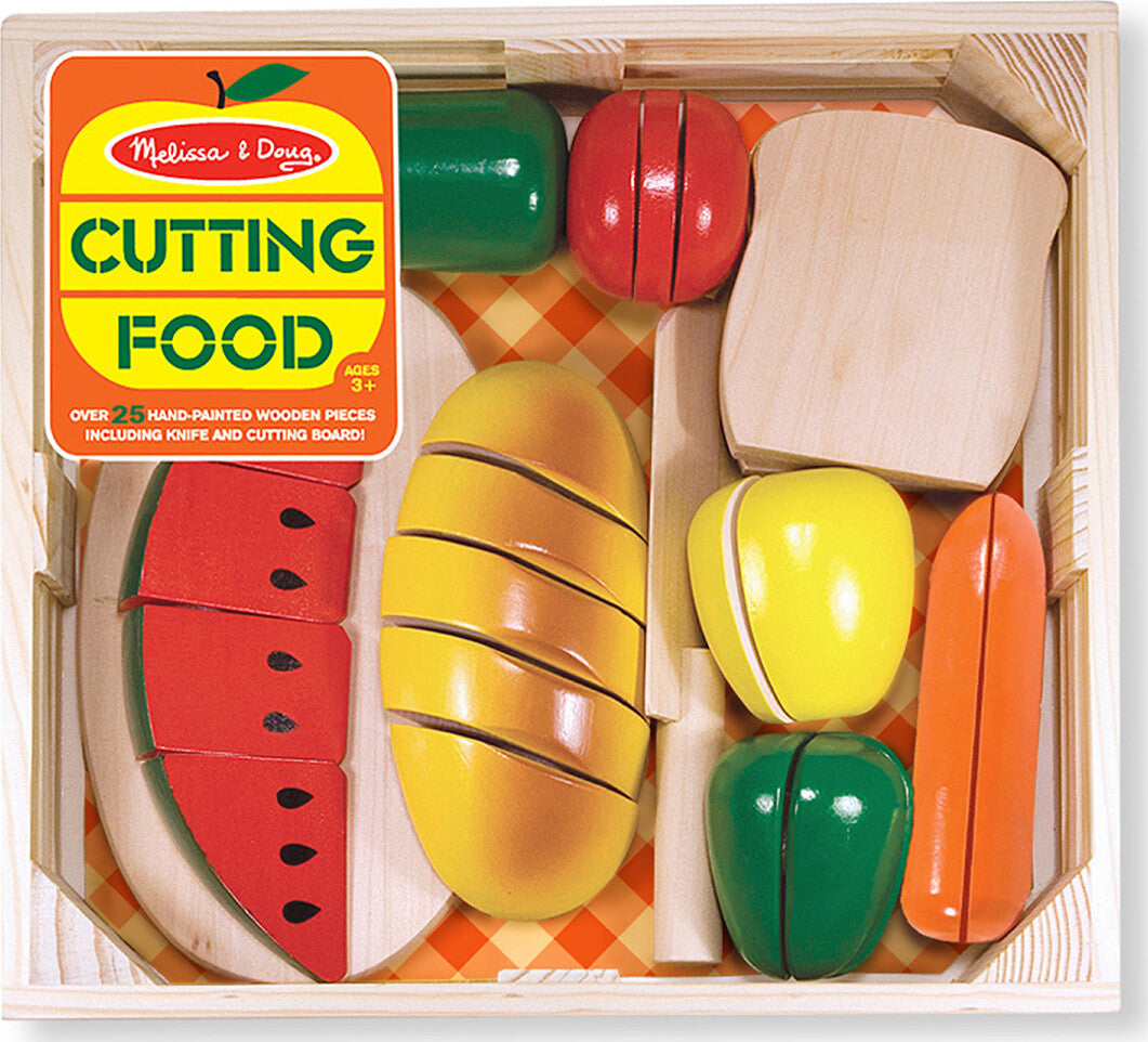 Wooden Cutting Food Play Food