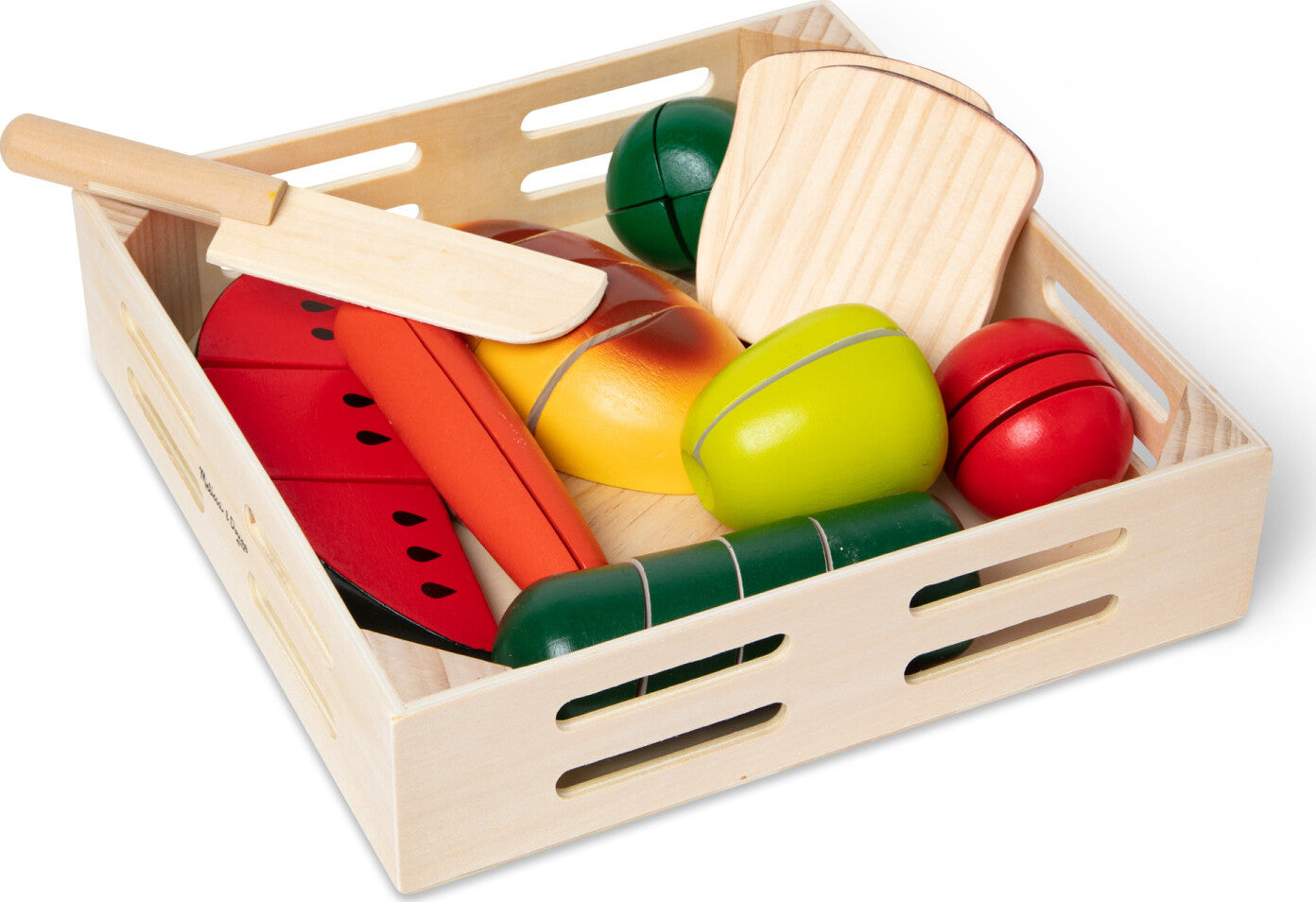 Wooden Cutting Food Play Food