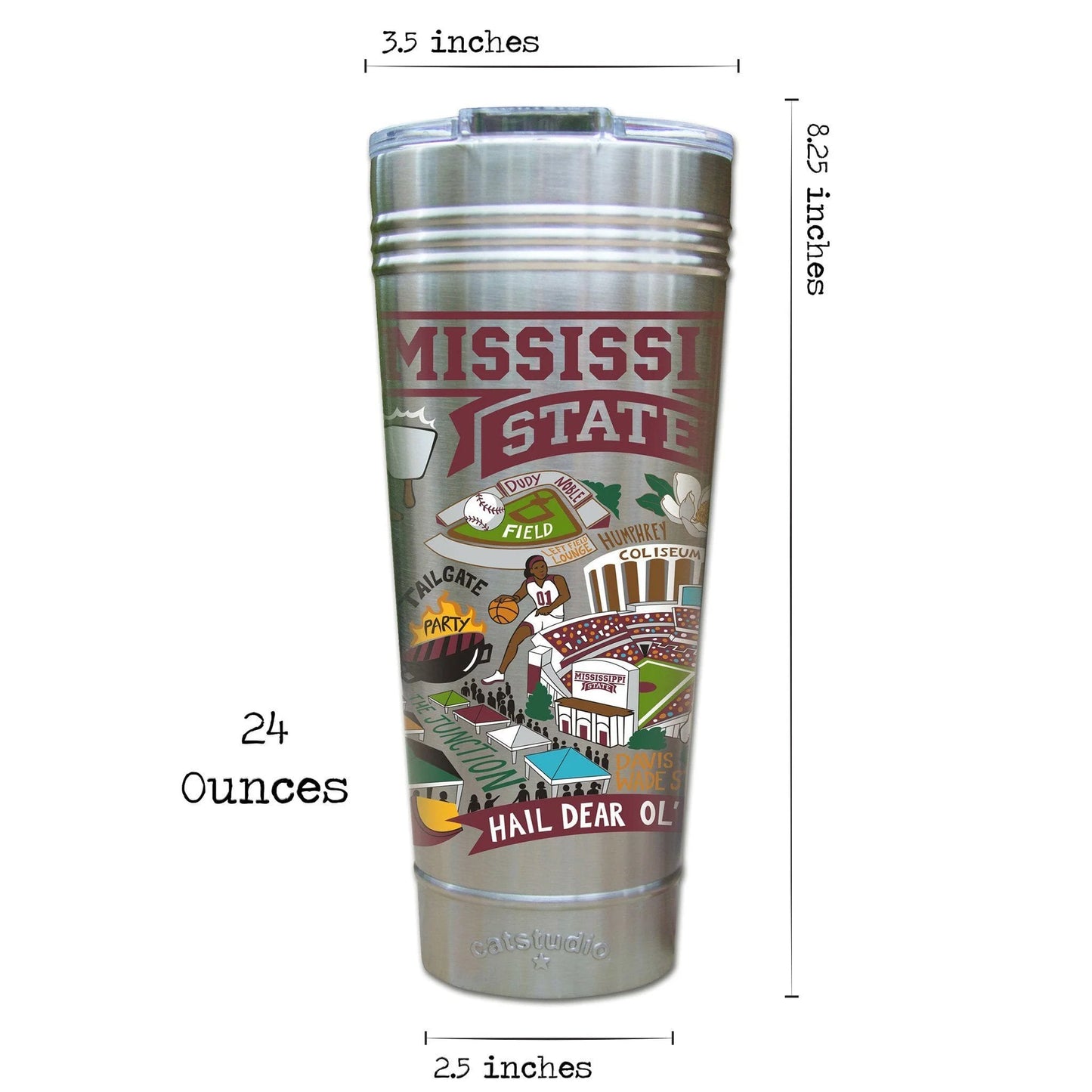 Mississippi State Stainless Tumbler