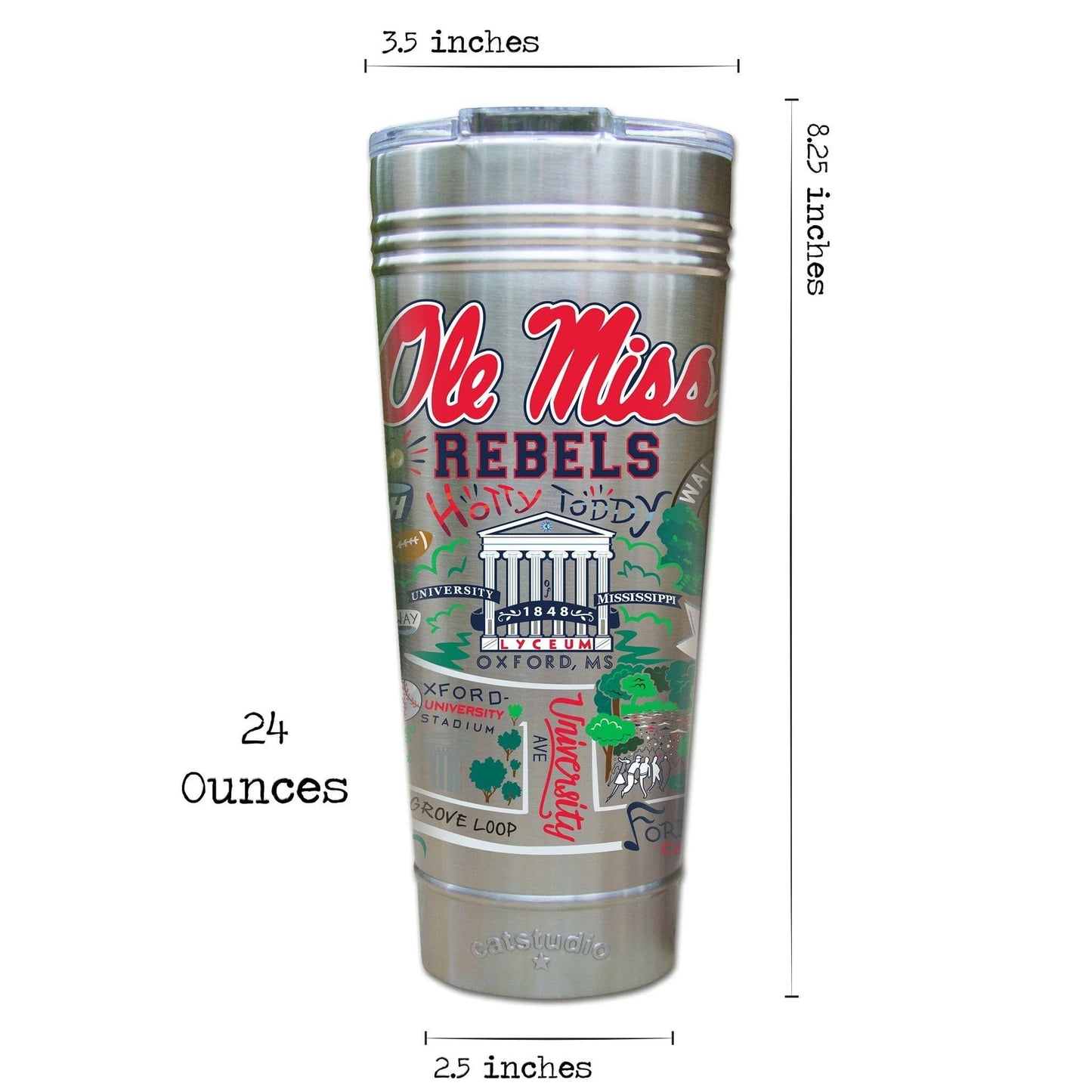 Ole Miss Stainless Tumbler