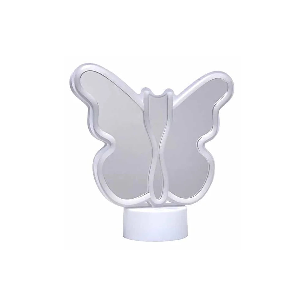 Neon Mirror Butterfly Light