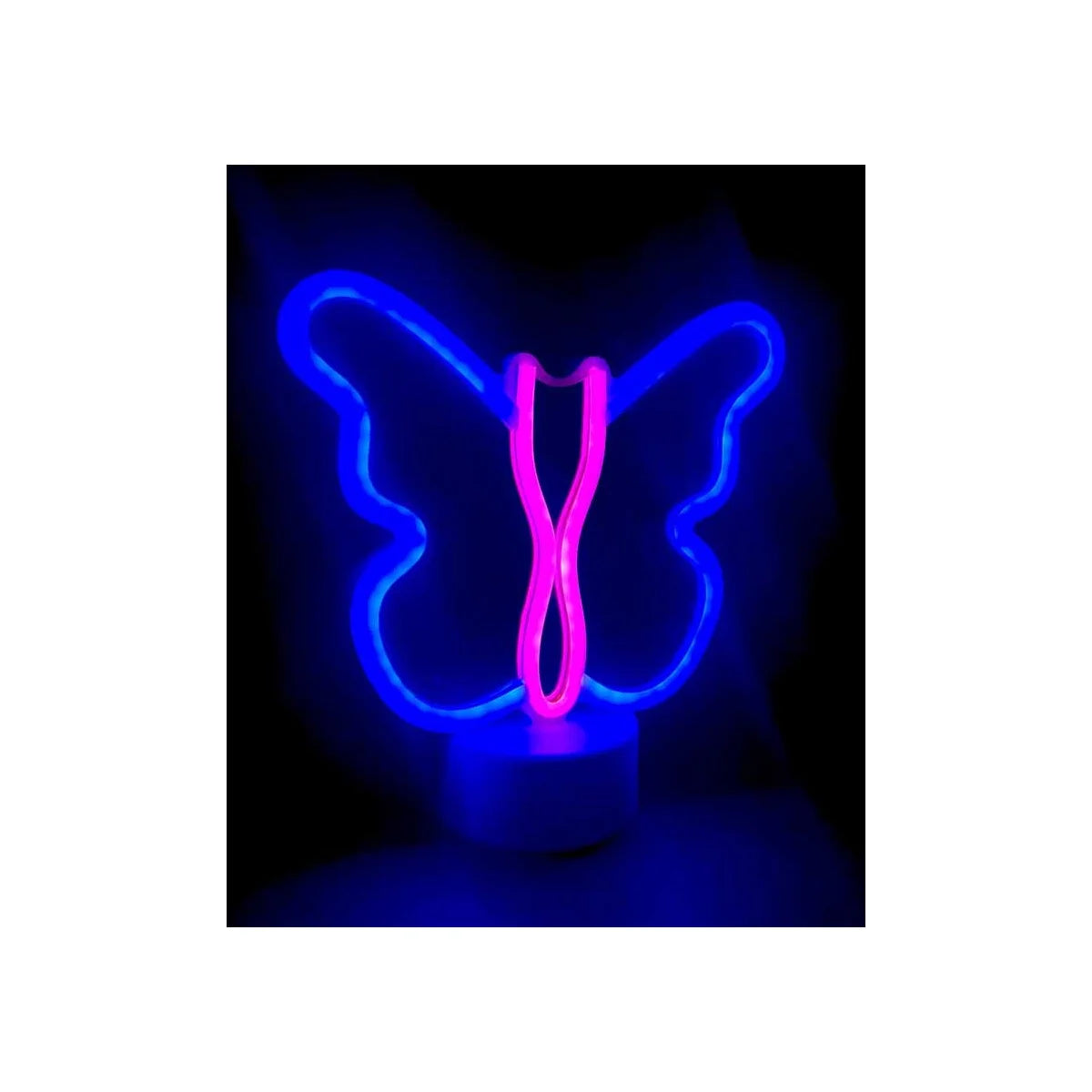 Neon Mirror Butterfly Light