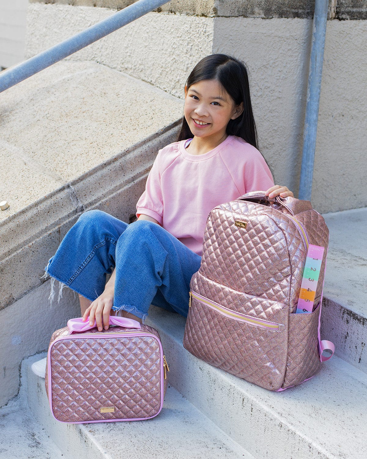 Packed Party Large Glitter Party Backpack