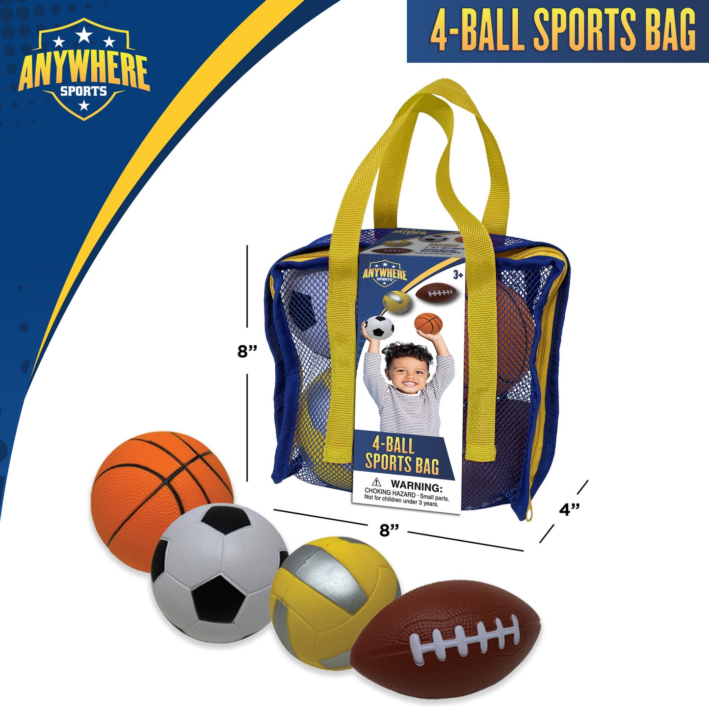 Anyhwere 4-Ball Sports Bag
