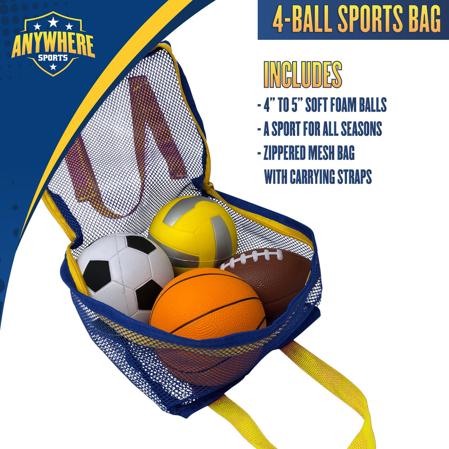 Anyhwere 4-Ball Sports Bag