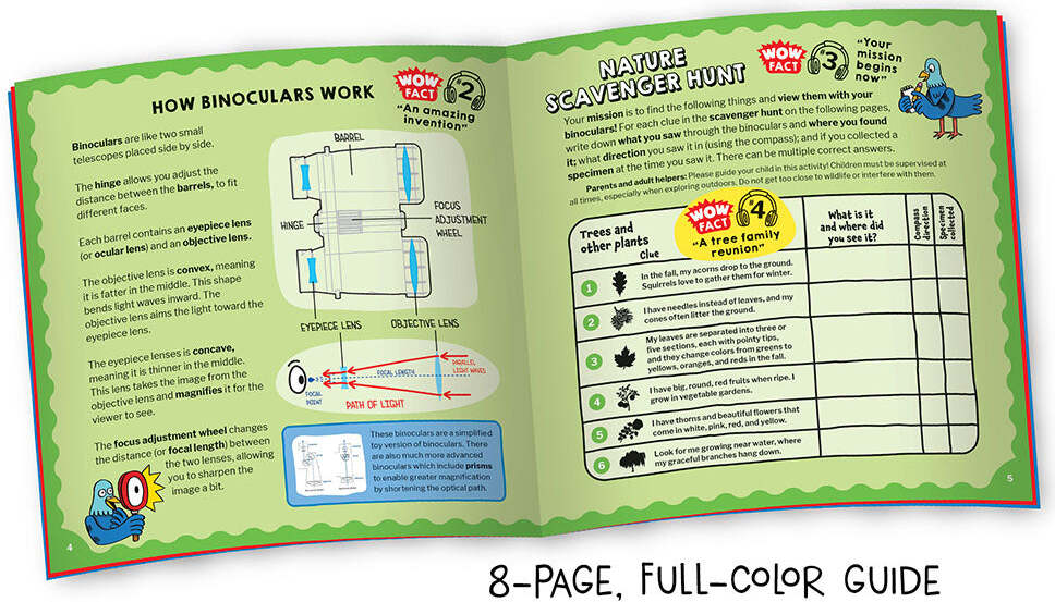 Binoculars and Explorer Kit