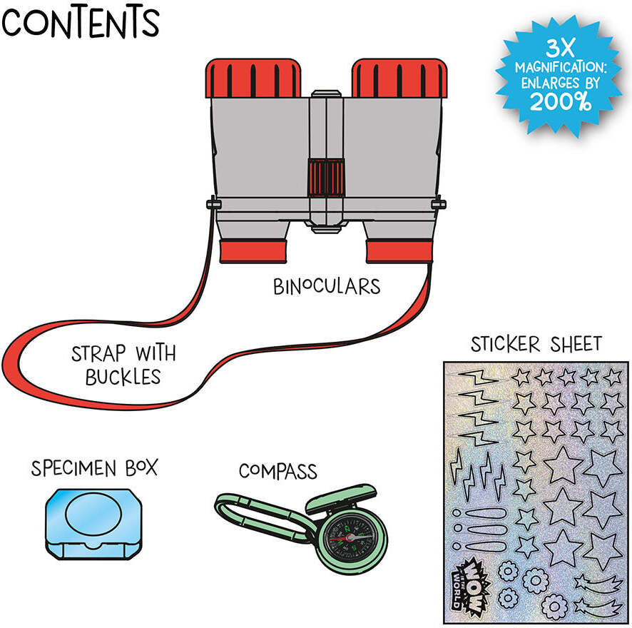 Binoculars and Explorer Kit