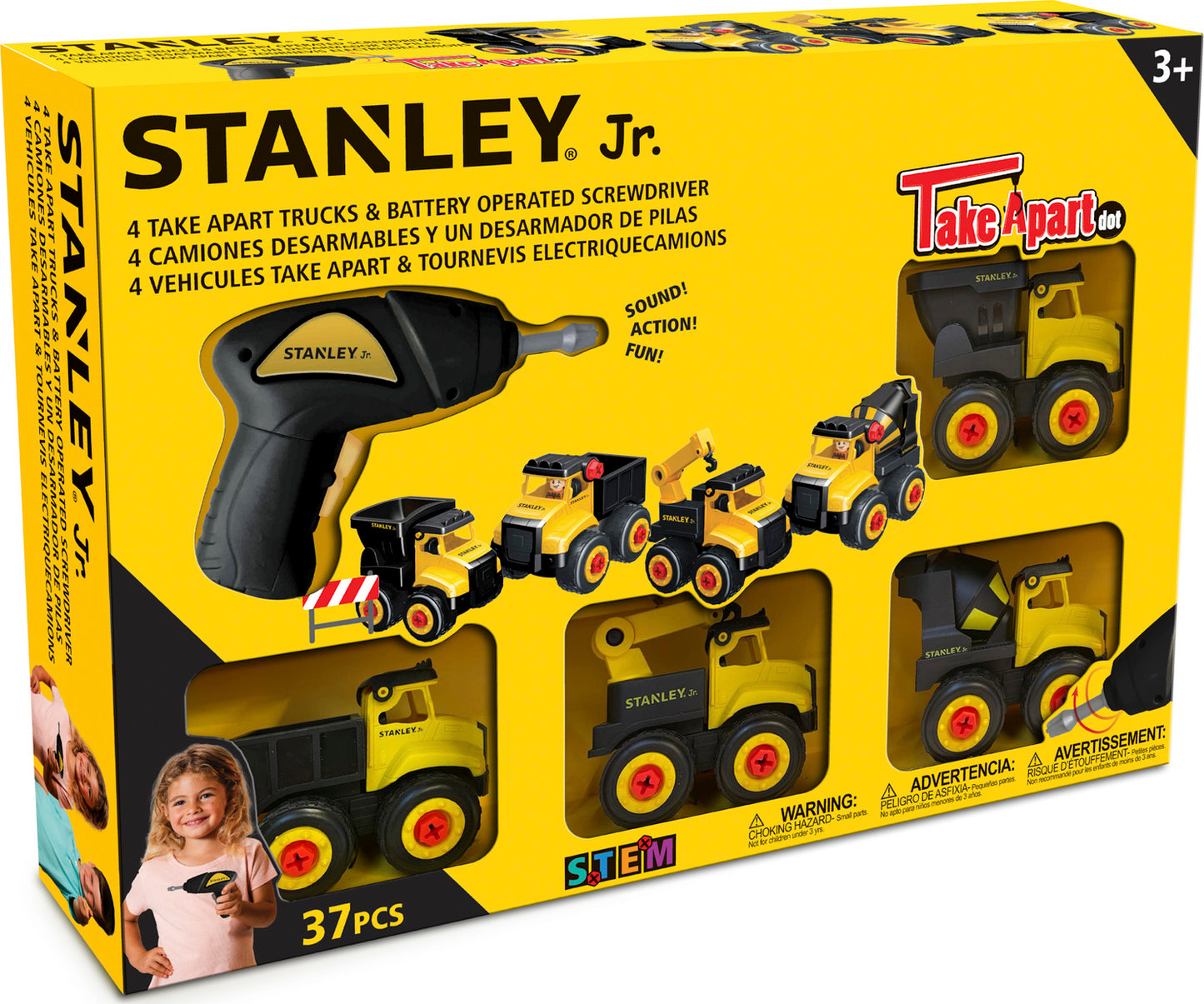 Stanley Jr. Take Apart Truck Set