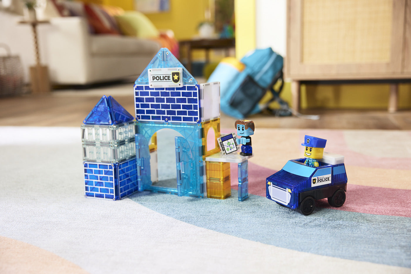 Magna-Tiles Police Station 35-Piece Set