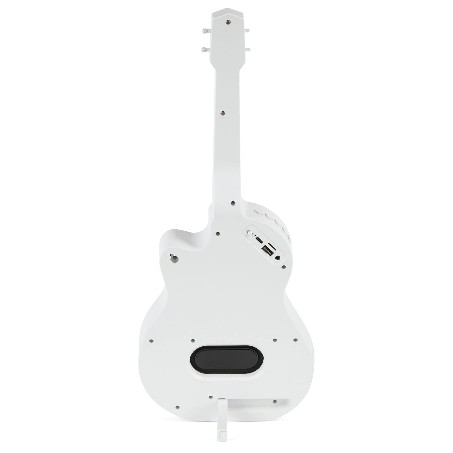 Rock Star Karaoke Guitar Speaker & Microphone White