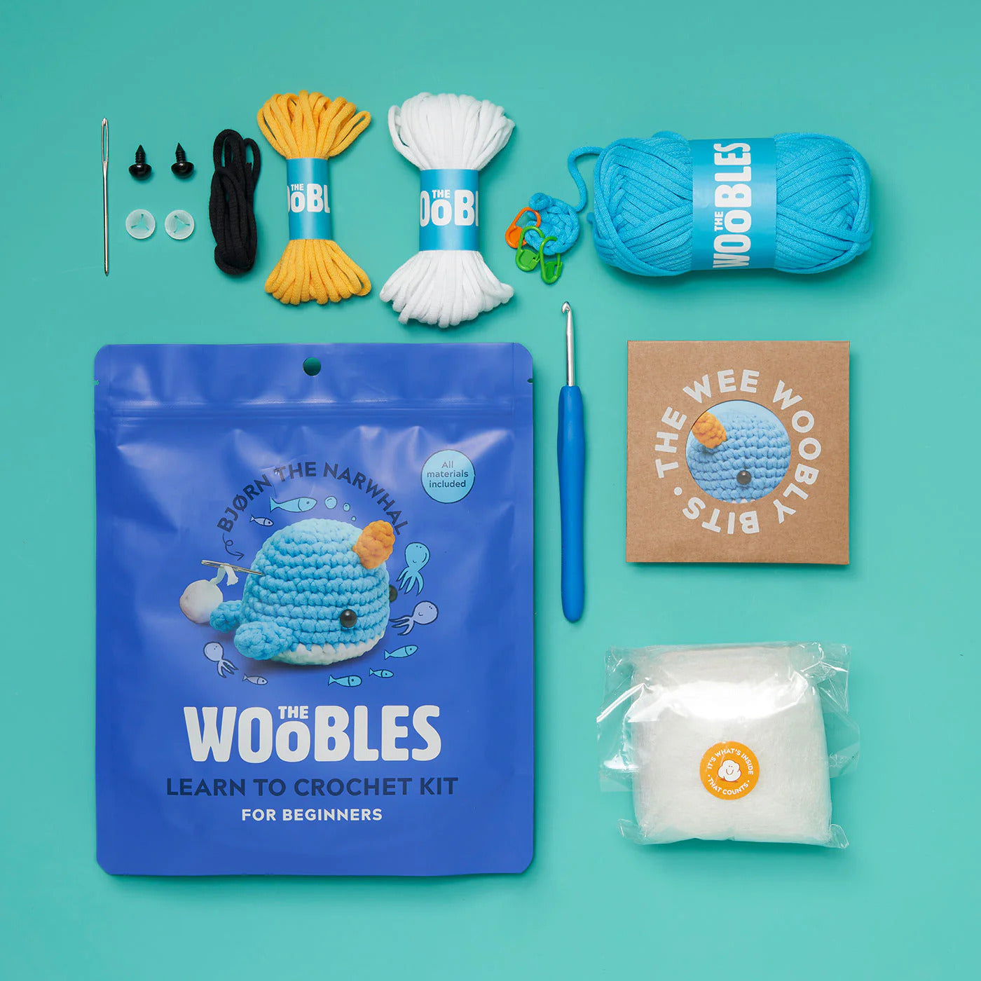 Bjorn the Narwhal Crochet Kit