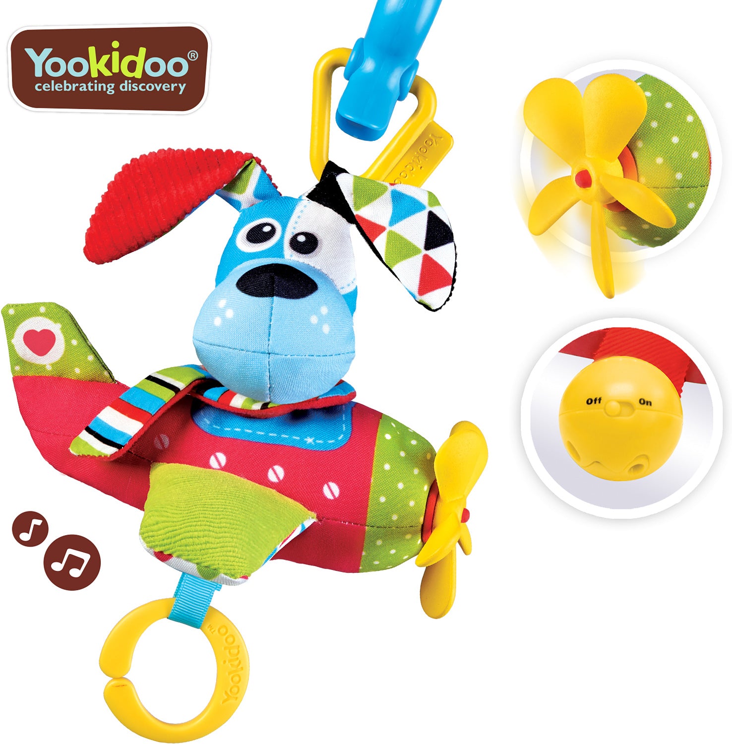 Tap 'N' Play Musical Plane - Dog