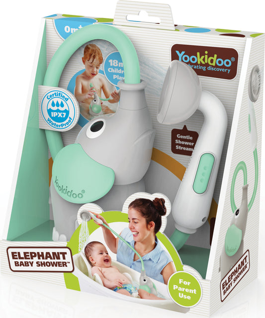 Elephant Baby Shower Turquoise