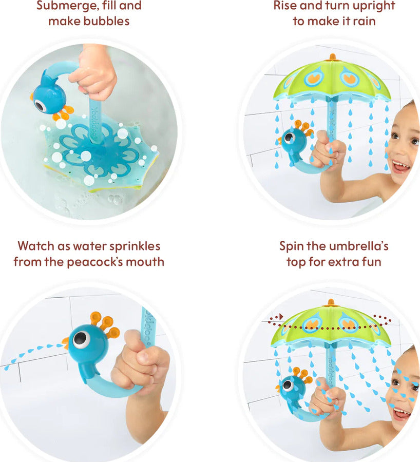 Fill N' Rain Peacock Umbrella