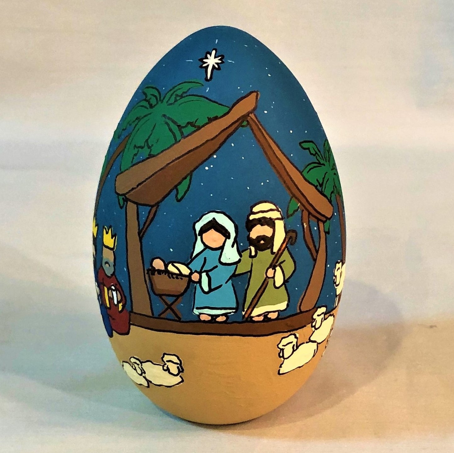 Christmas Nativity Egg