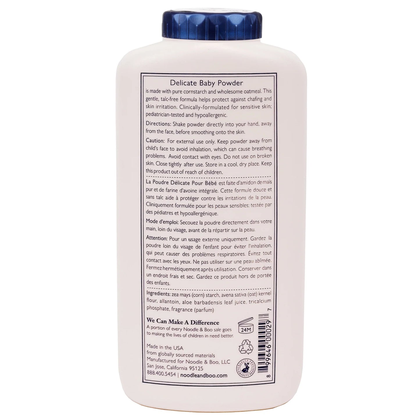 Delicate Baby Powder 8.8oz Créme Douce