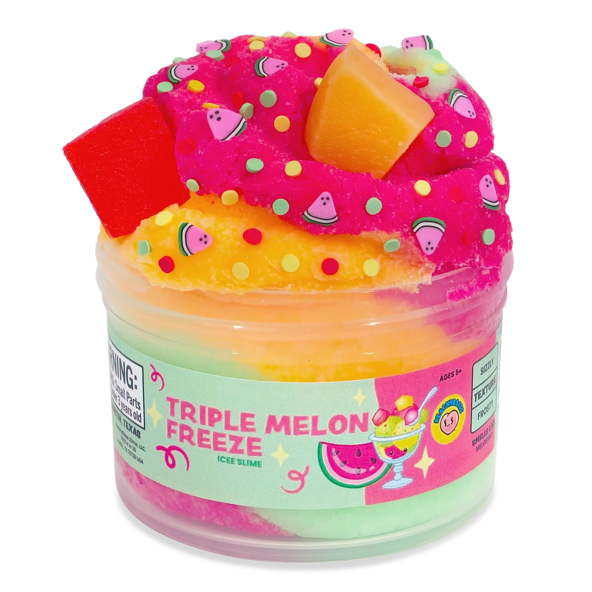 Peachybbies Triple Melon Freeze Slime