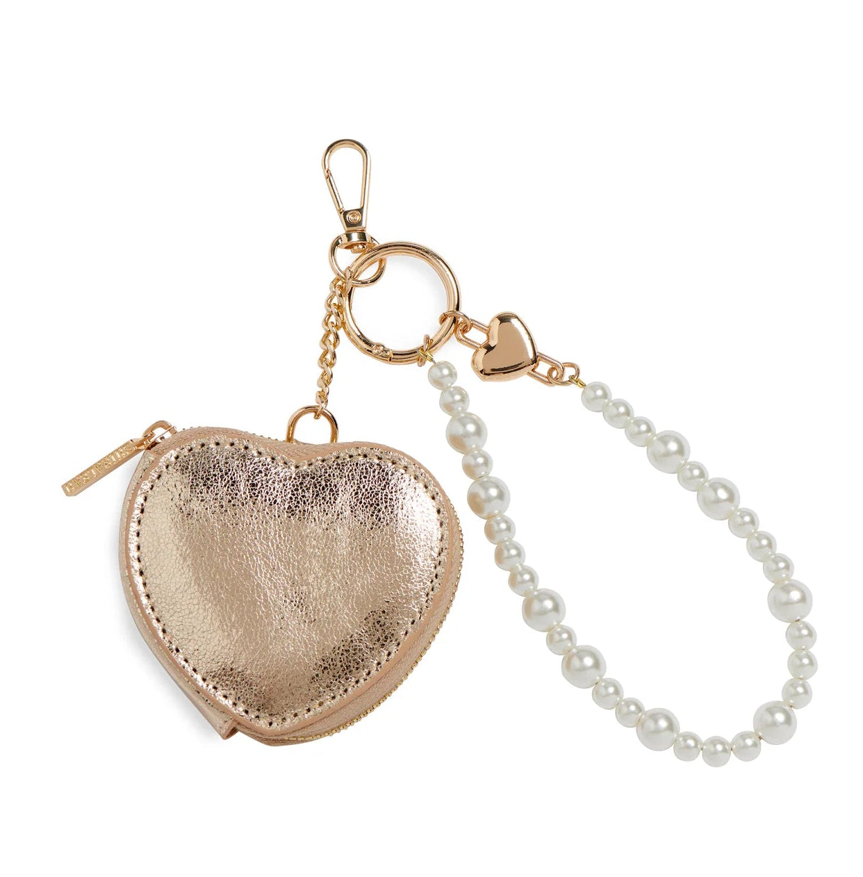 Gold Heart Bag Pouch