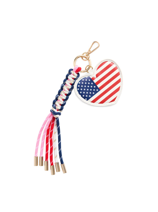 Americana Bag Charm/Key Ring