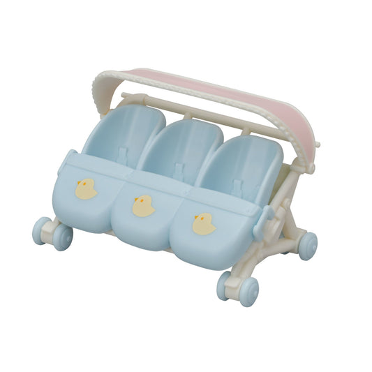 Calico Critters Triplets Stroller