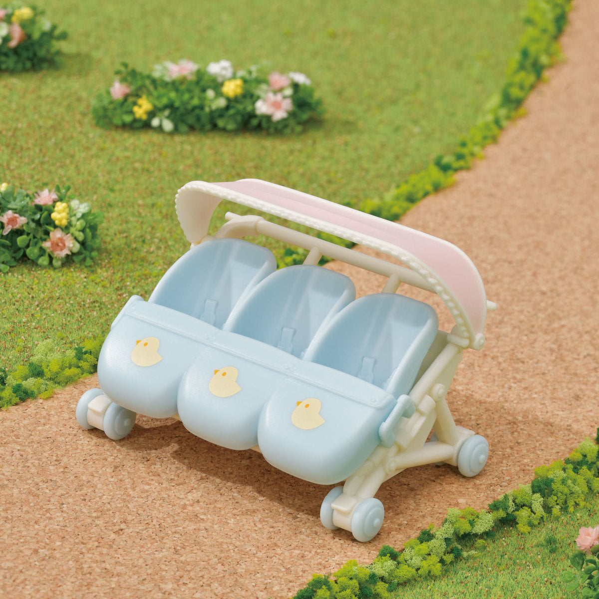 Calico Critters Triplets Stroller