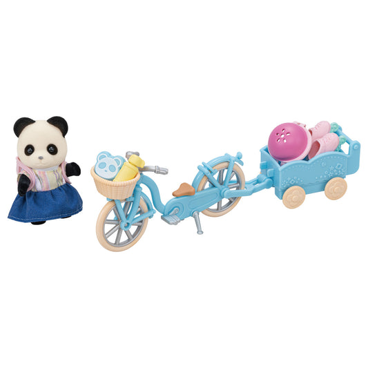 Calico Critters Cycle & Skate Set -Panda Girl