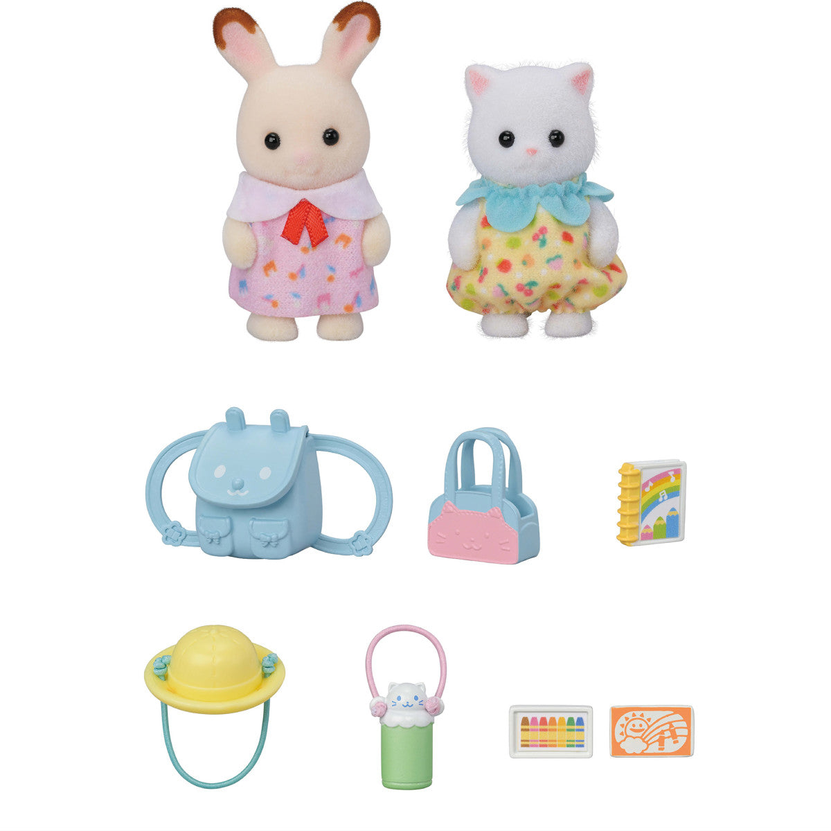 Calico Critters Nursery Friends Walk Along Duo